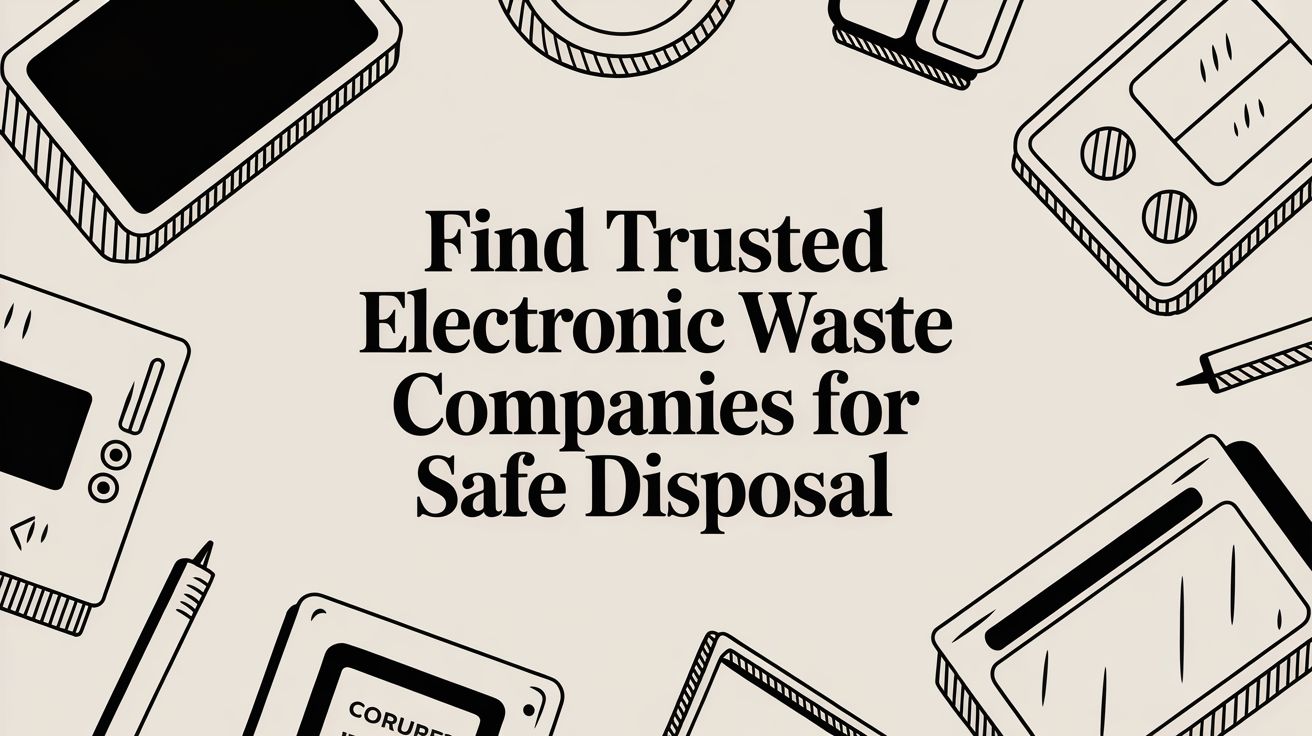 Find Trusted Electronic Waste Companies for Safe Disposal
