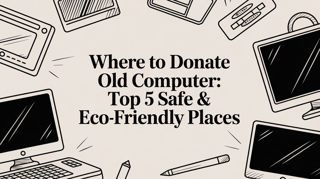 Where to Donate Old Computer: Top 5 Safe & Eco-Friendly Places