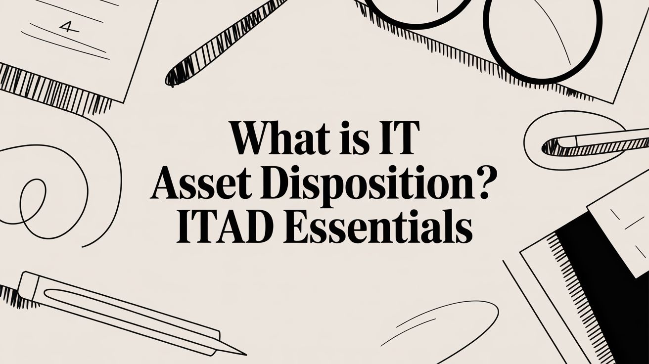 what is it asset disposition? ITAD essentials
