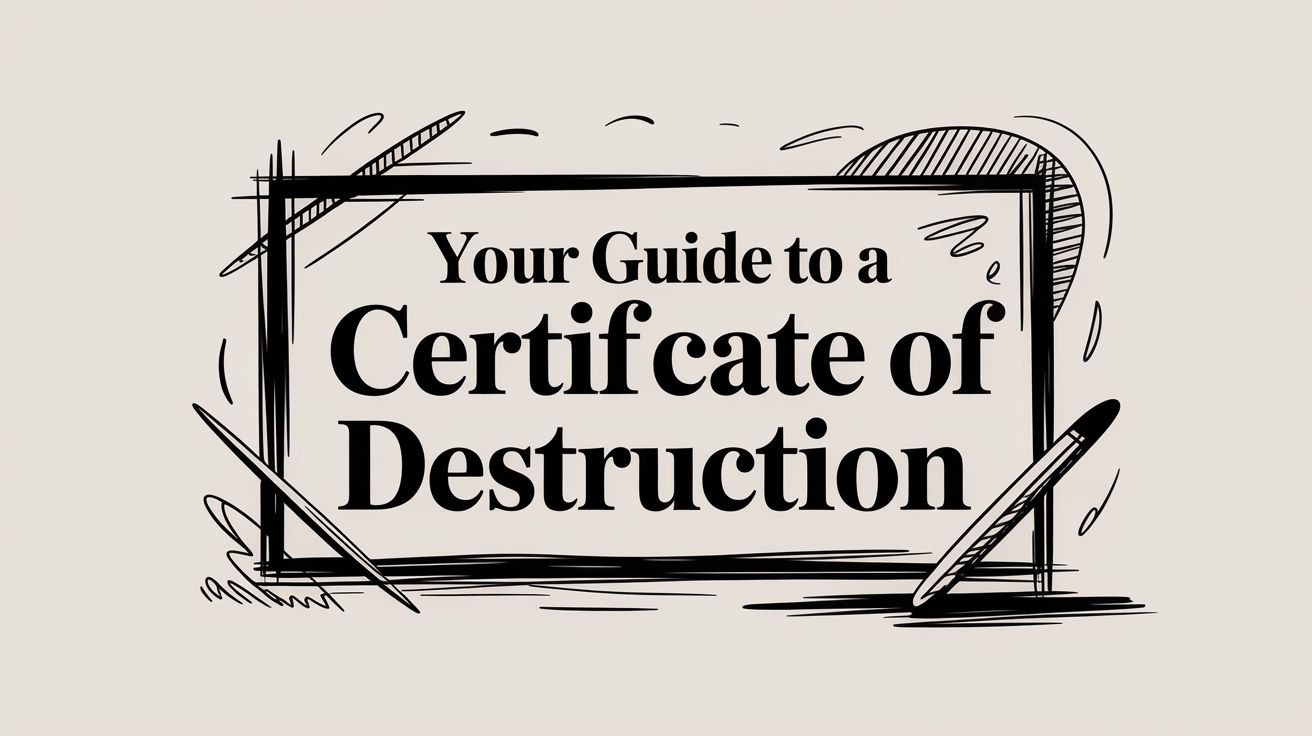 Your Guide to a Certificate of Destruction