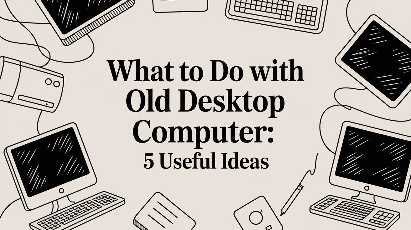 What to Do with Old Desktop Computer: 5 Useful Ideas