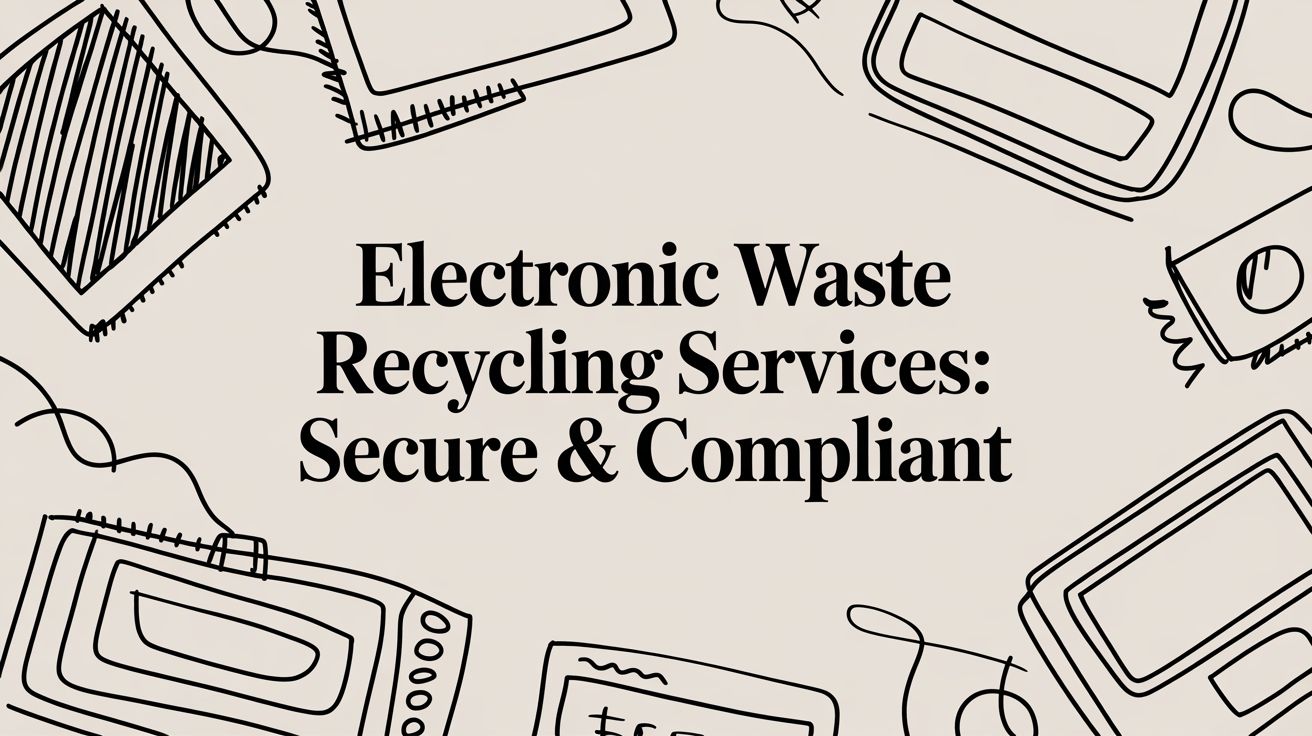 electronic waste recycling services: Secure & Compliant