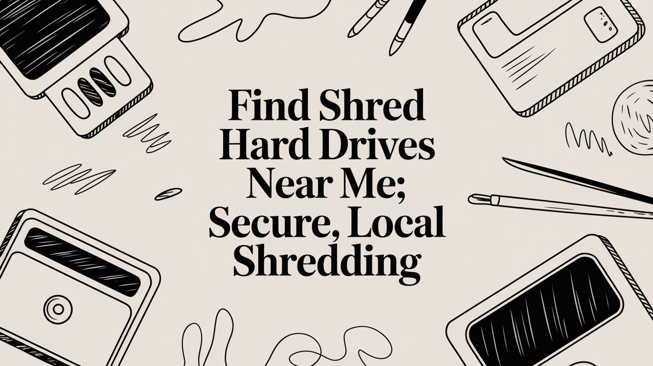 Find shred hard drives near me: Secure, local shredding
