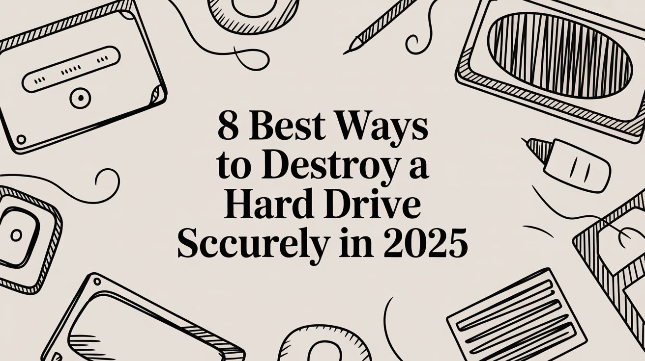 8 Best Ways to Destroy a Hard Drive Securely in 2025