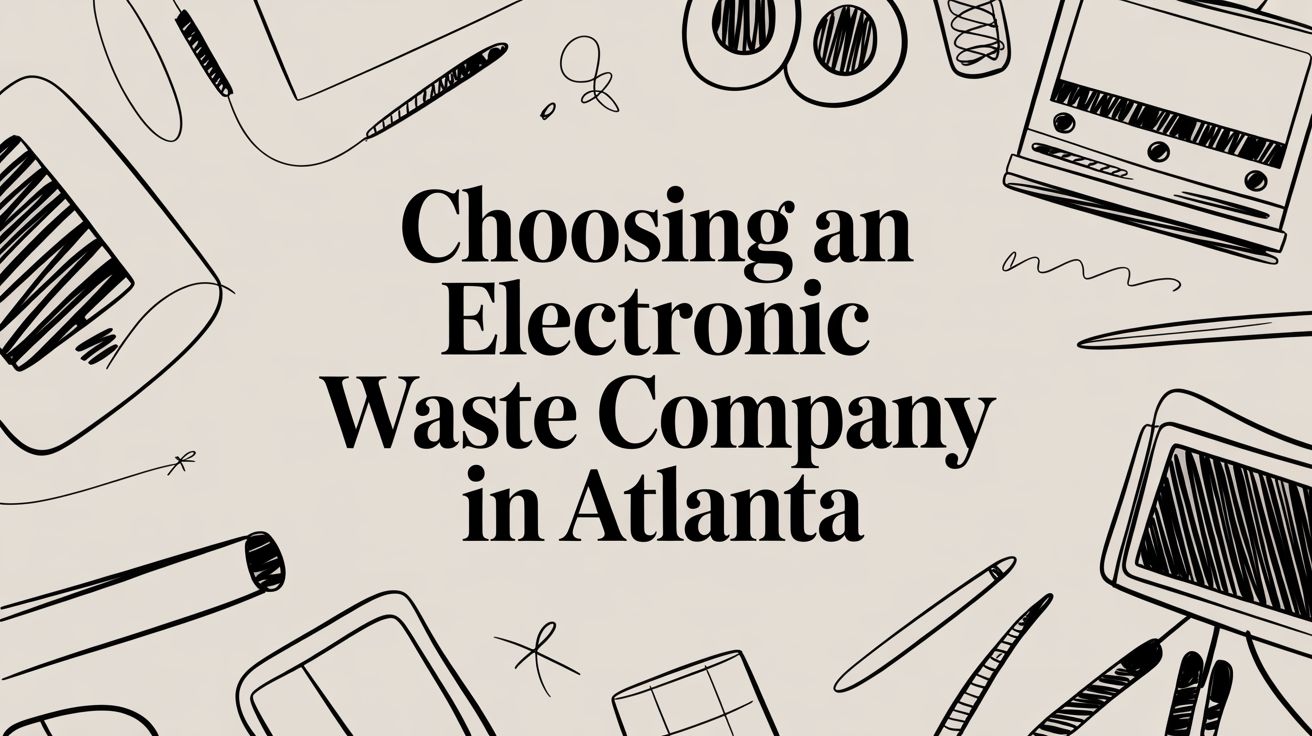 Choosing an Electronic Waste Company in Atlanta