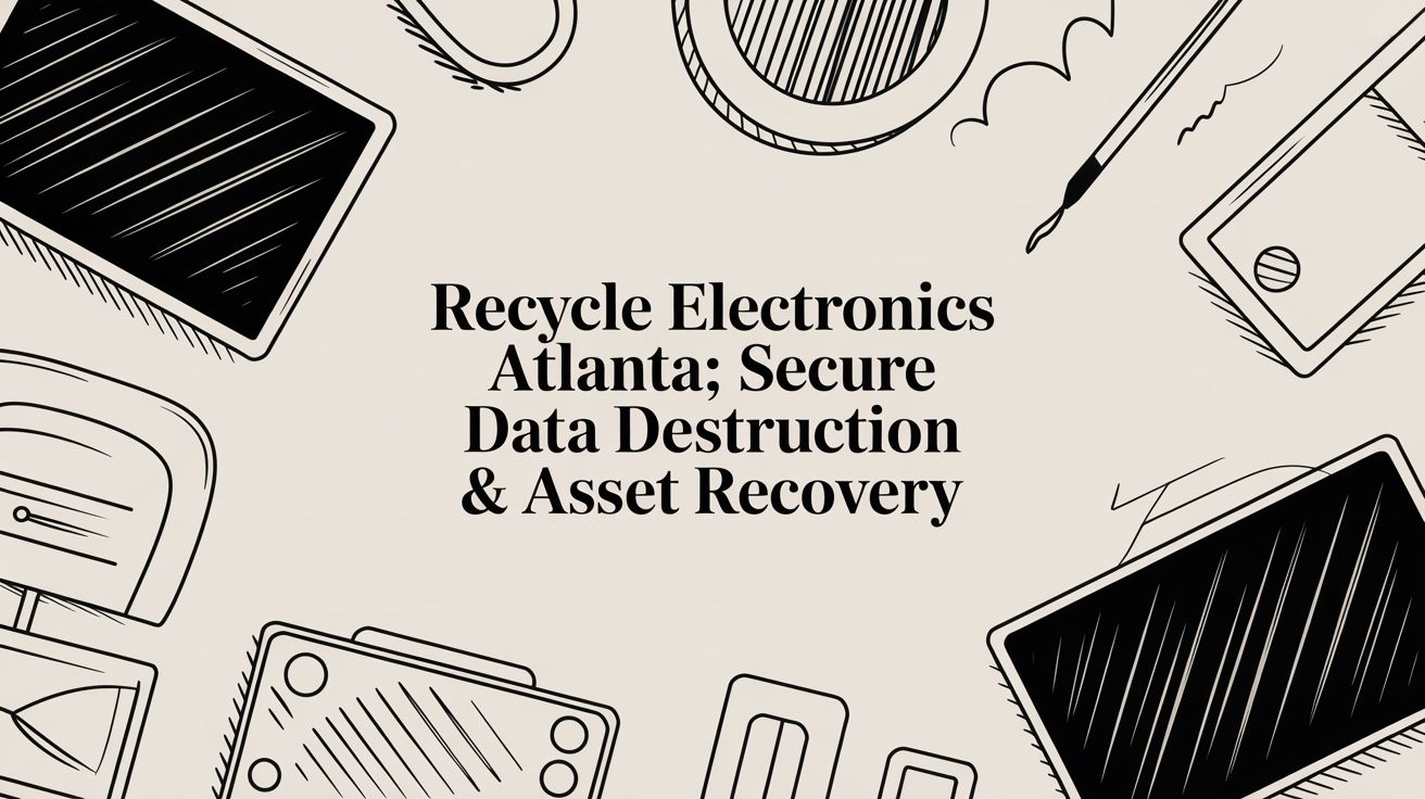 Recycle electronics atlanta: Secure data destruction & asset recovery