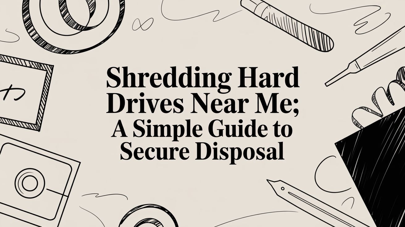 Shredding Hard Drives Near Me: A Simple Guide to Secure Disposal