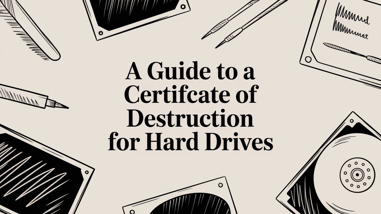 A Guide to a Certificate of Destruction for Hard Drives