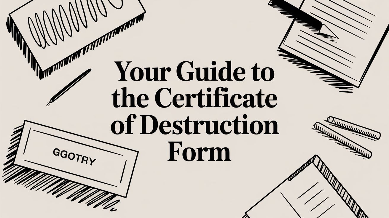 Your Guide to the Certificate of Destruction Form