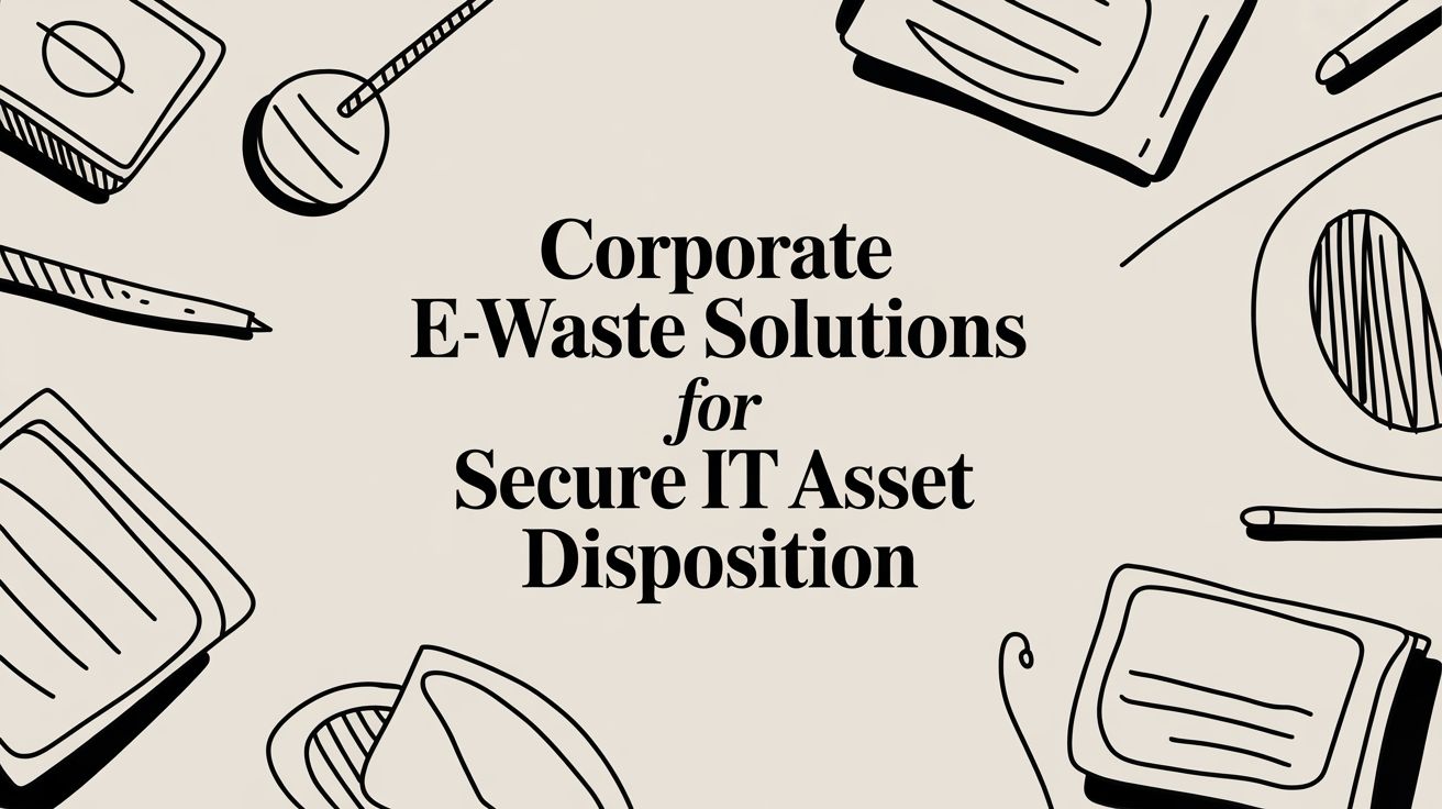 Corporate ewaste solutions for secure IT asset disposition