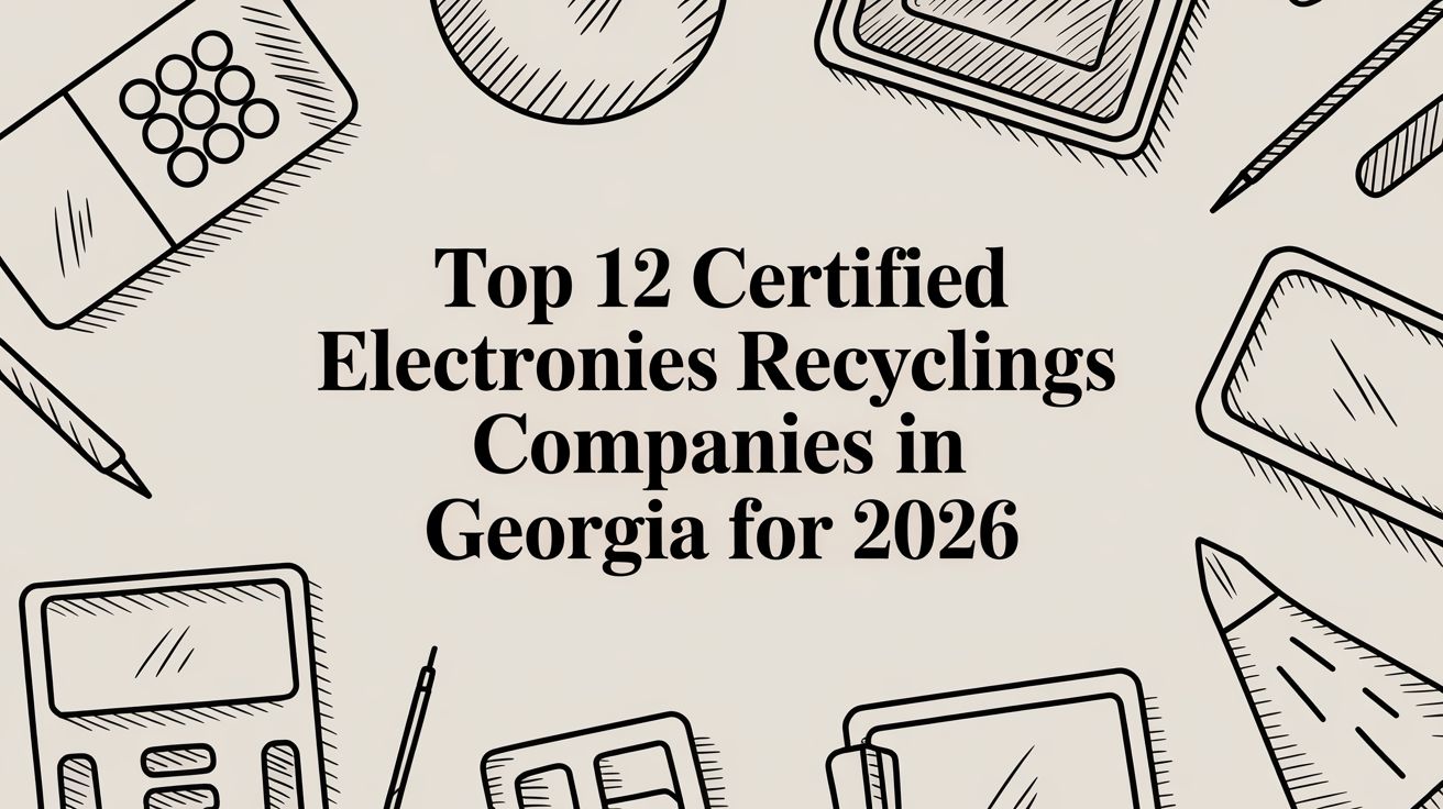 Top 12 Certified Electronics Recycling Companies in Georgia for 2026