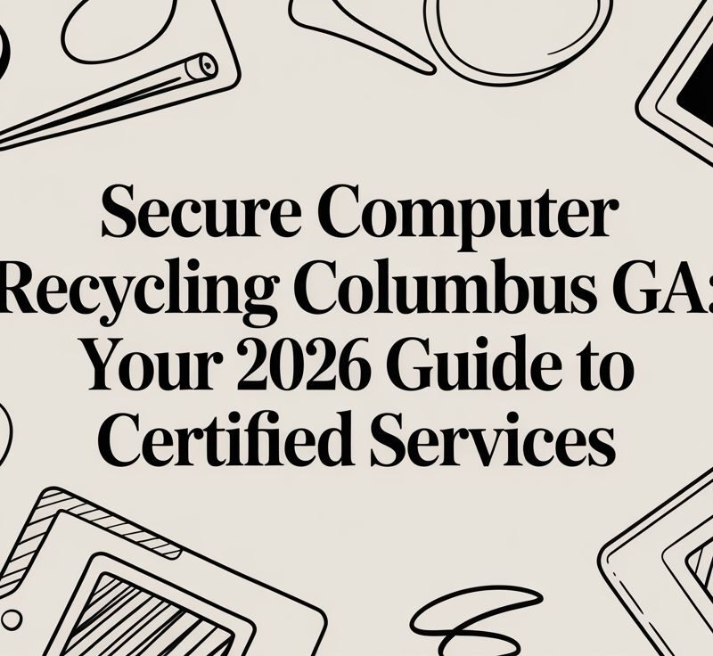 Secure computer recycling services in Columbus, GA, featuring a 2026 guide to certified e-waste disposal options.