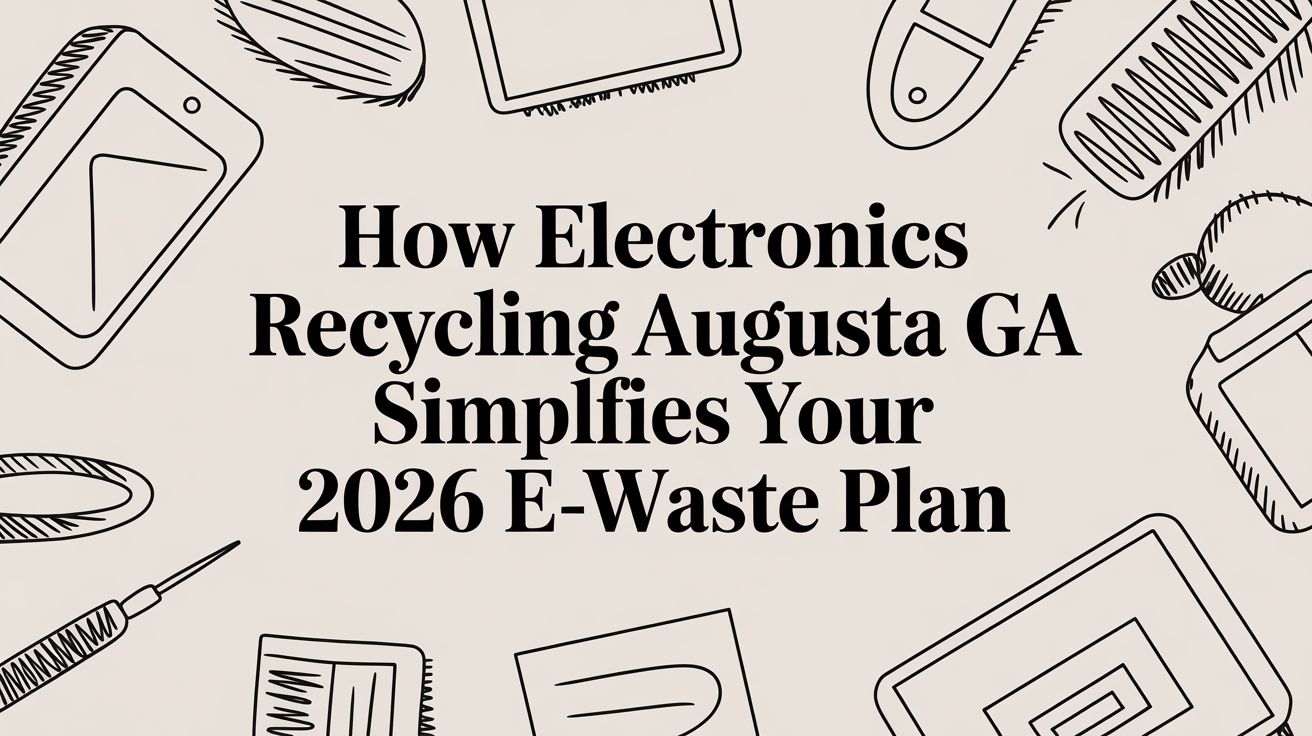 How electronics recycling augusta ga Simplifies Your 2026 E-Waste Plan