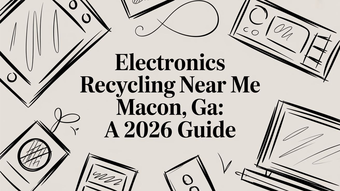 Electronics Recycling Near Me Macon GA: A 2026 Guide