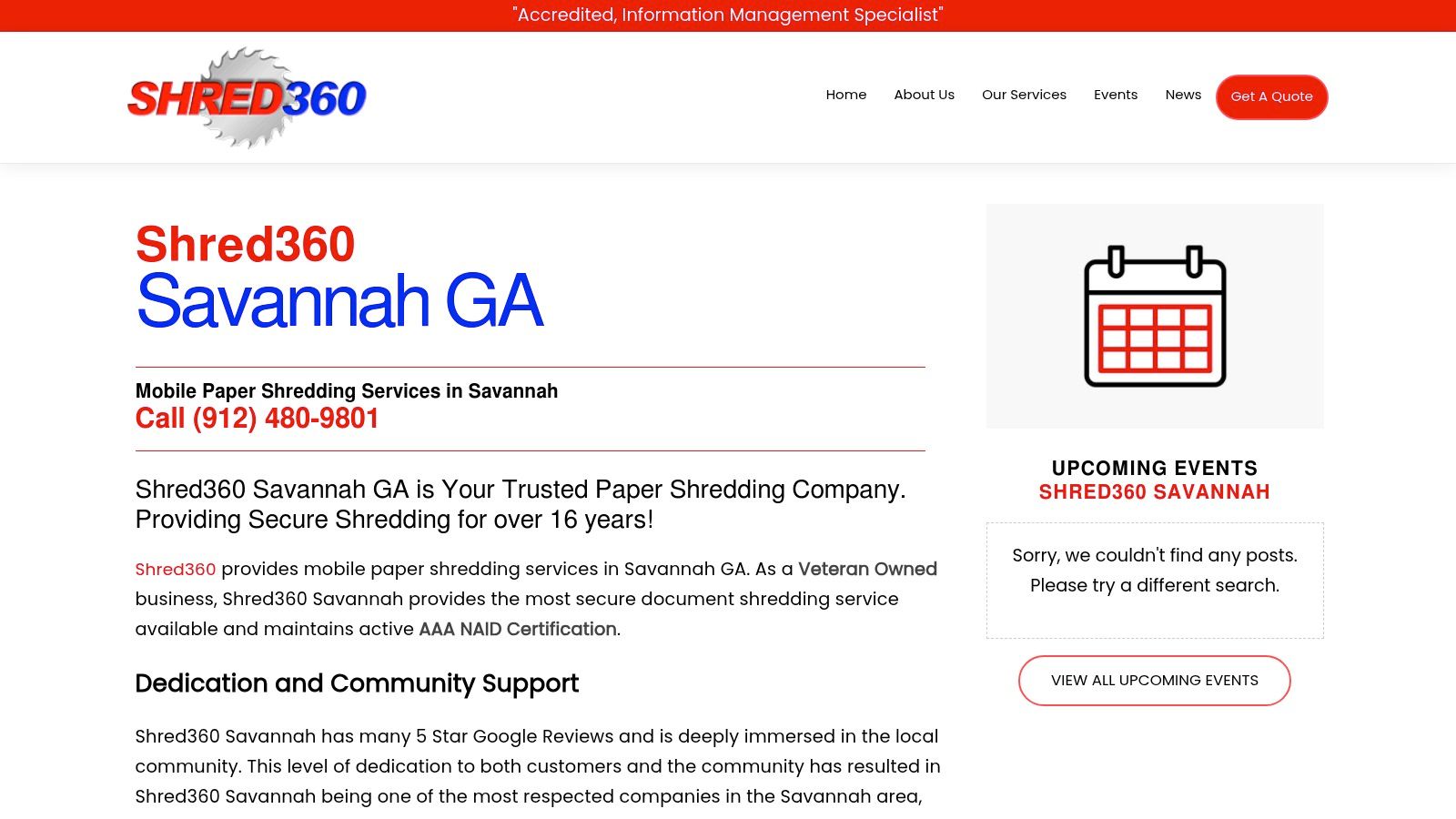 Shred360 &ndash; Savannah