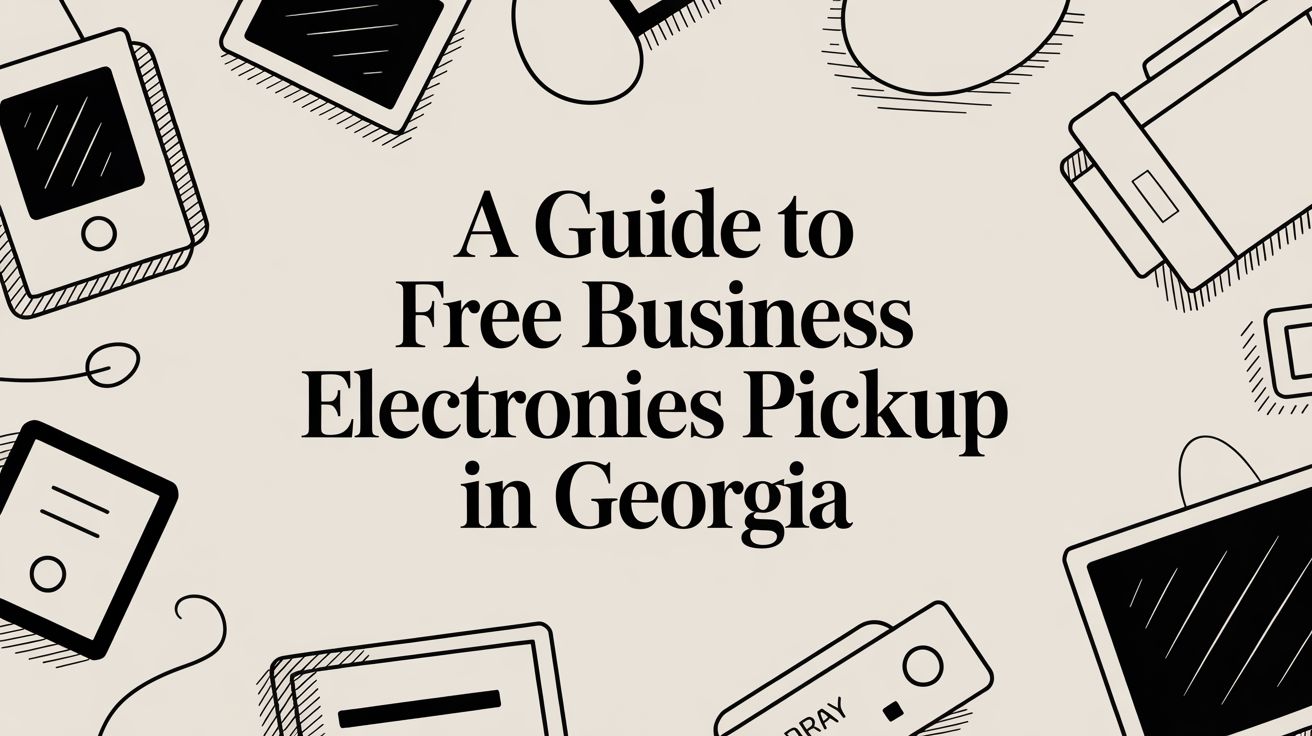 A Guide to Free Business Electronics Pickup in Georgia
