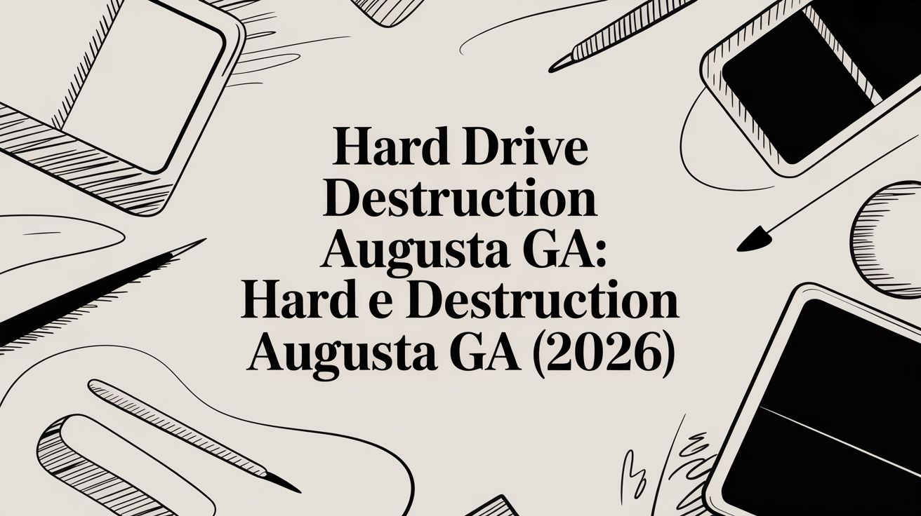 Hard Drive Destruction Augusta GA: hard drive destruction Augusta GA (2026)
