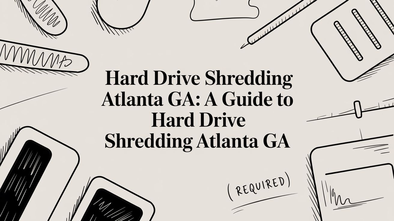 Hard Drive Shredding Atlanta GA: A Guide to hard drive shredding Atlanta GA