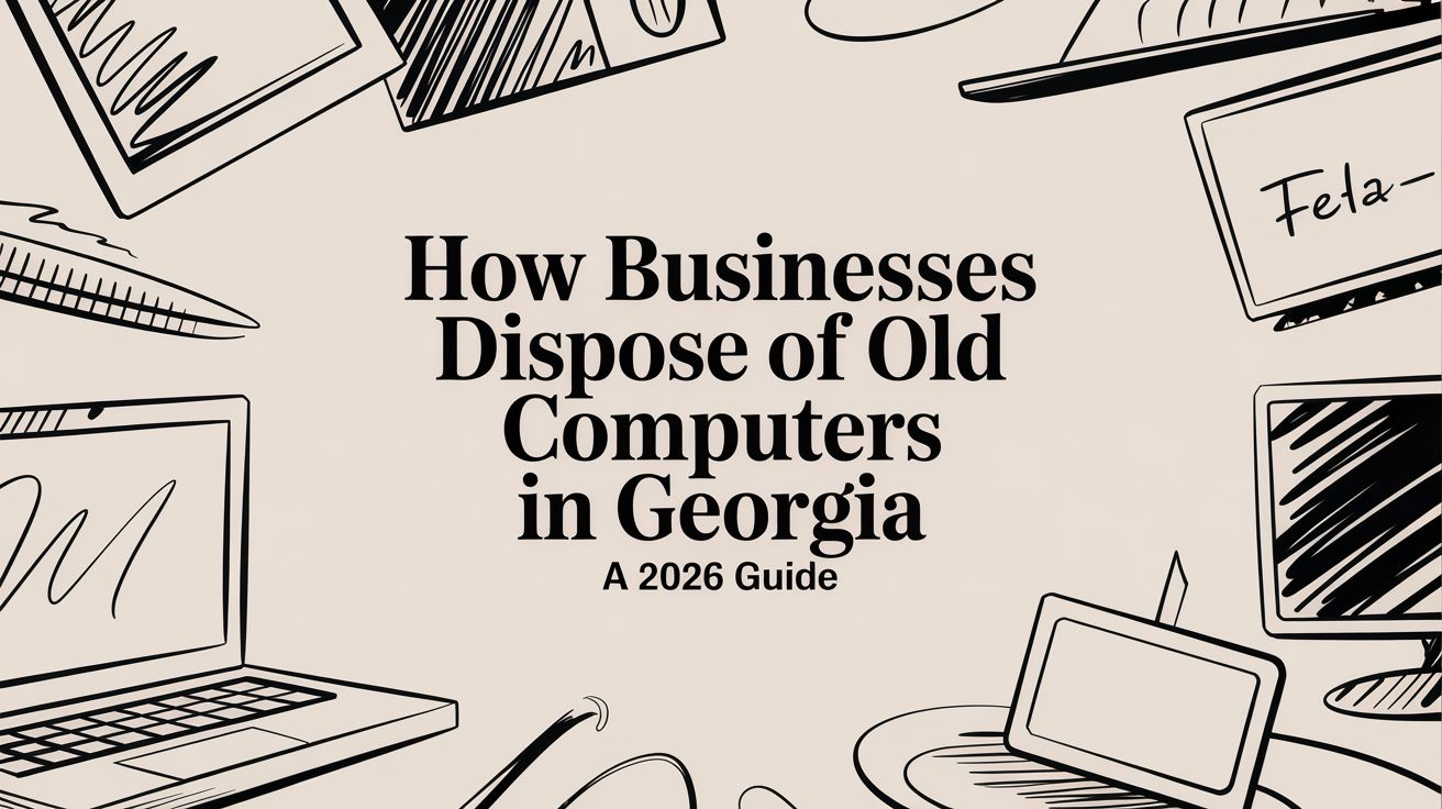 How Businesses Dispose of Old Computers in Georgia A 2026 Guide