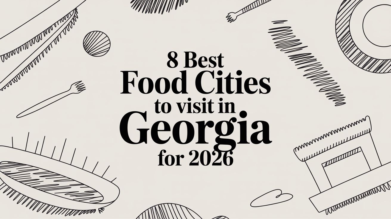 8 Best Food Cities to Visit in Georgia for 2026