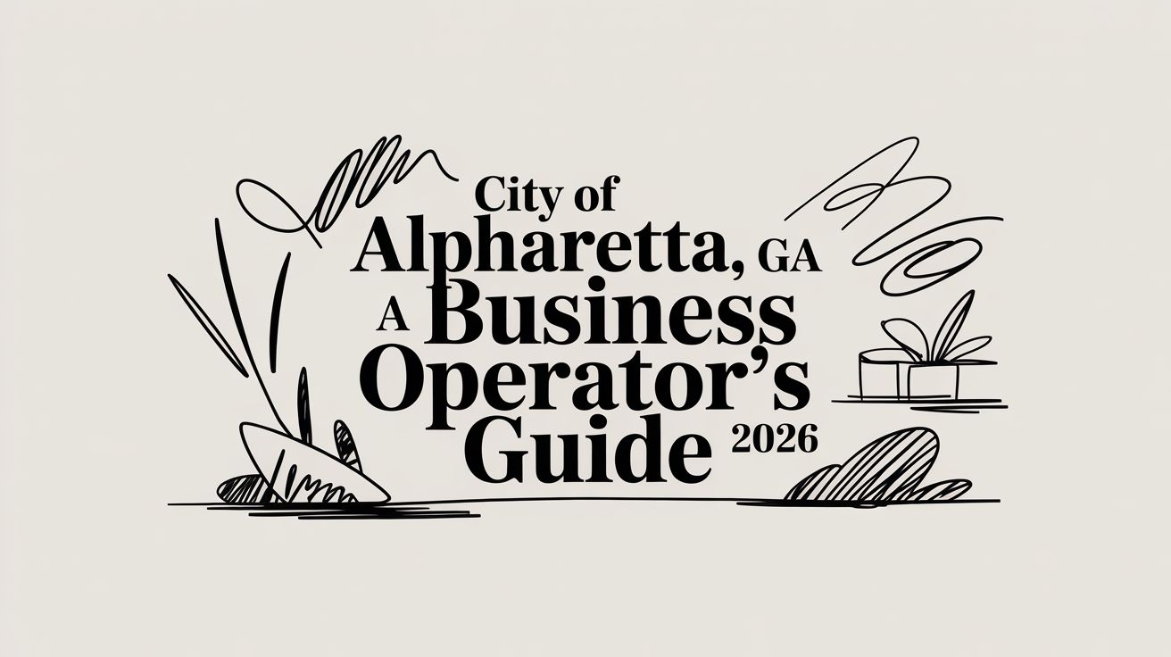 City of Alpharetta GA A Business Operator&rsquo;s Guide 2026