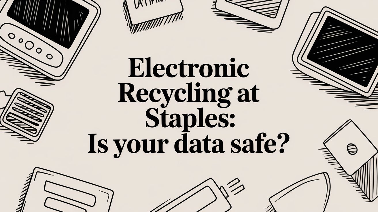 Electronic Recycling at Staples: Is Your Data Safe?