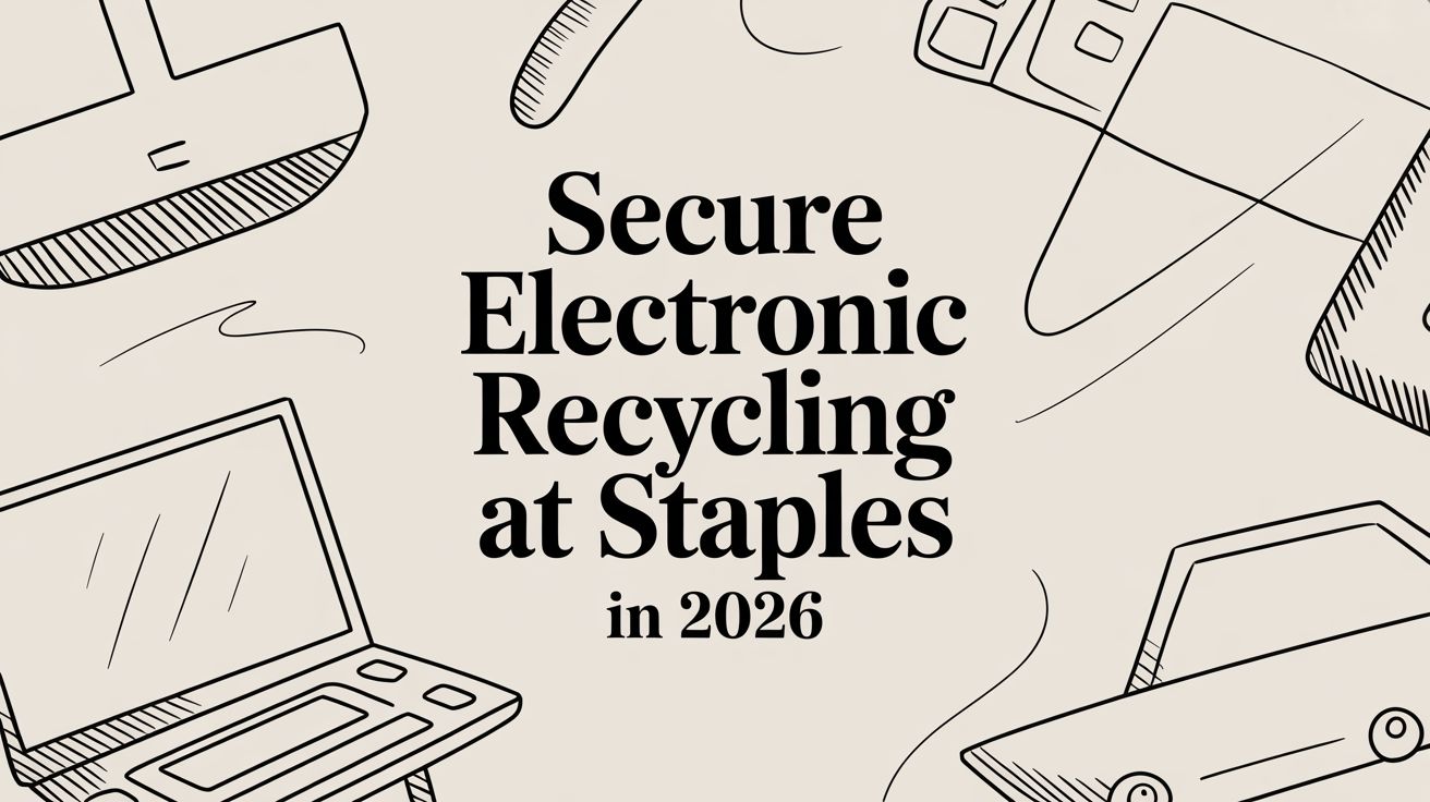 Secure Electronic Recycling at Staples in 2026