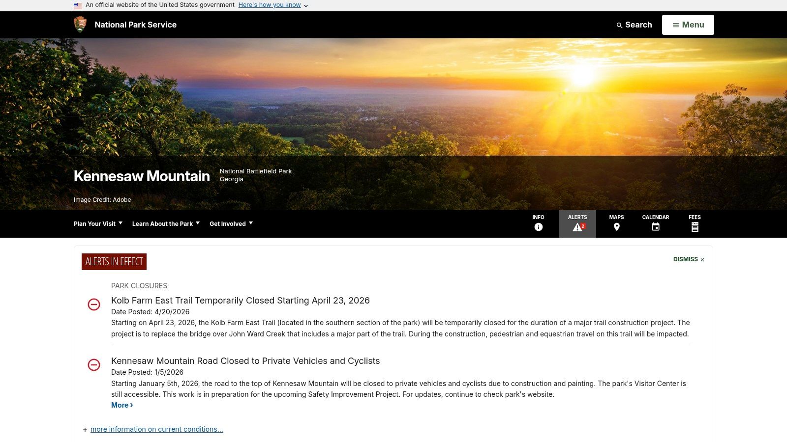 Kennesaw Mountain National Battlefield Park