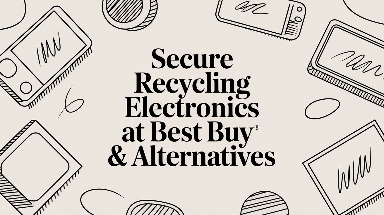 Secure Recycling Electronics at Best Buy & Alternatives