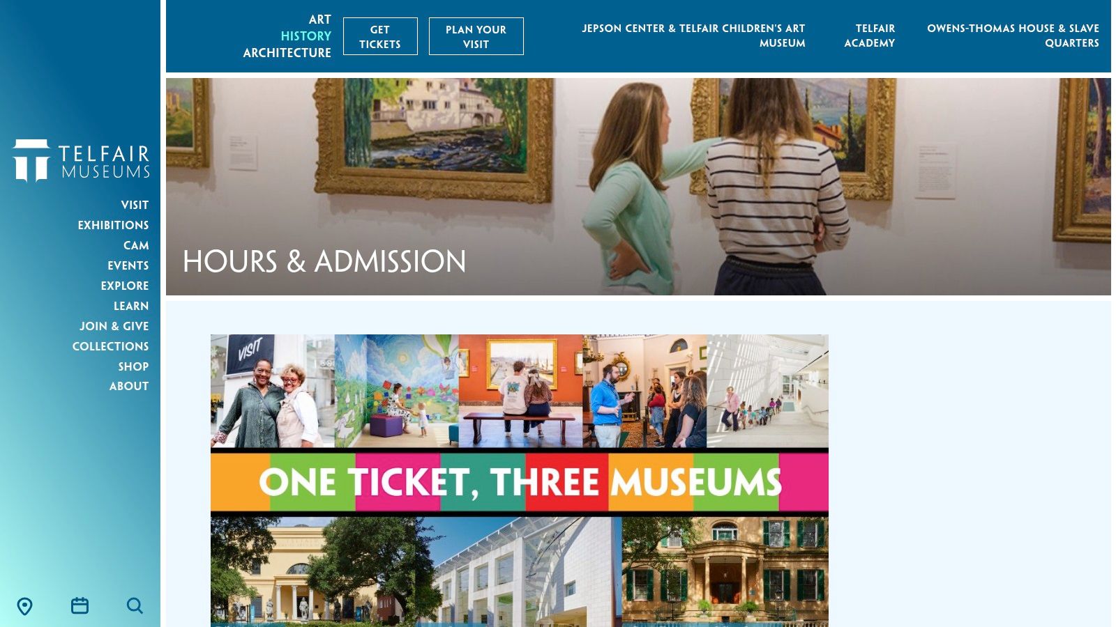 Telfair Museums (Jepson Center, Telfair Academy, Owens‑Thomas House & Slave Quarters)
