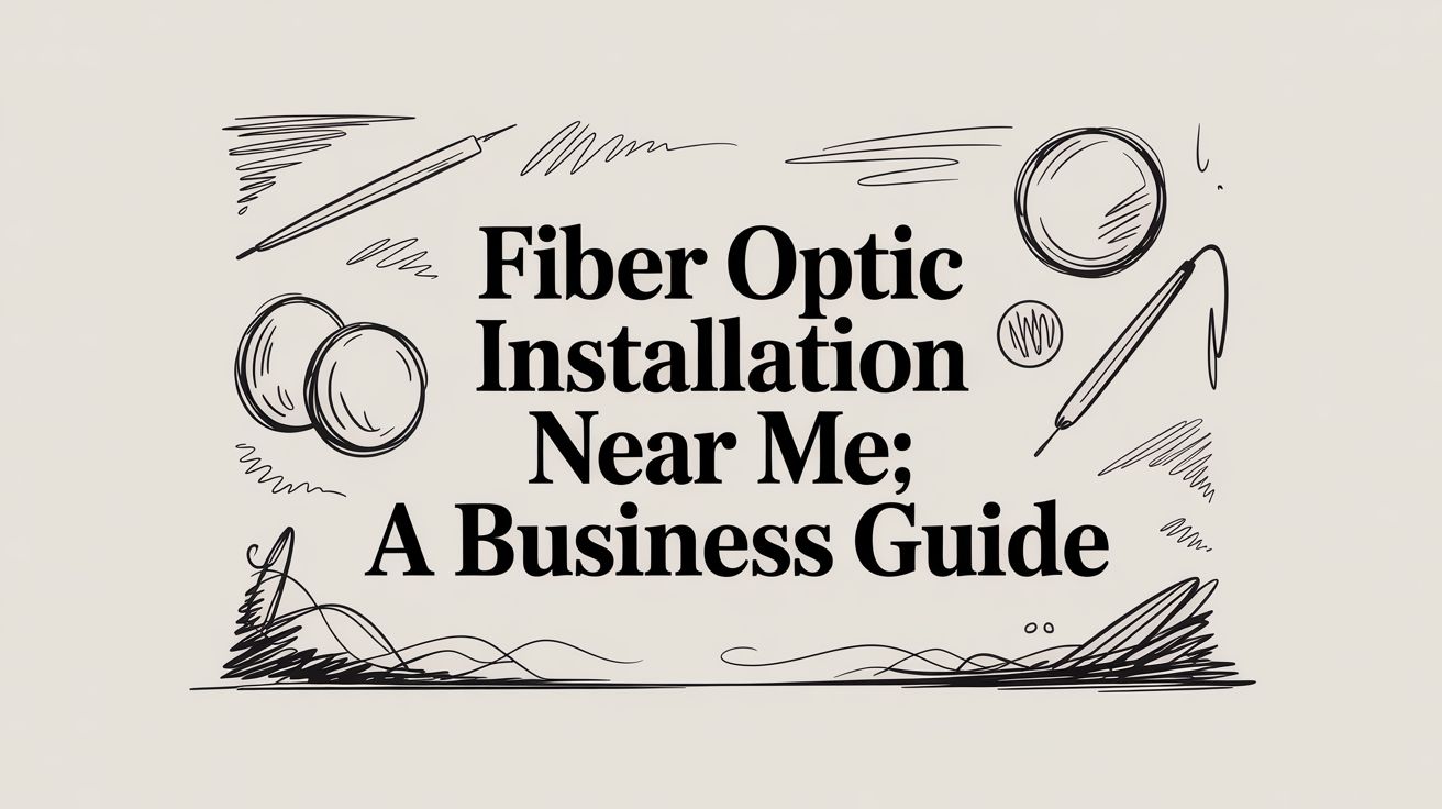 Fiber Optic Installation Near Me: A Business Guide