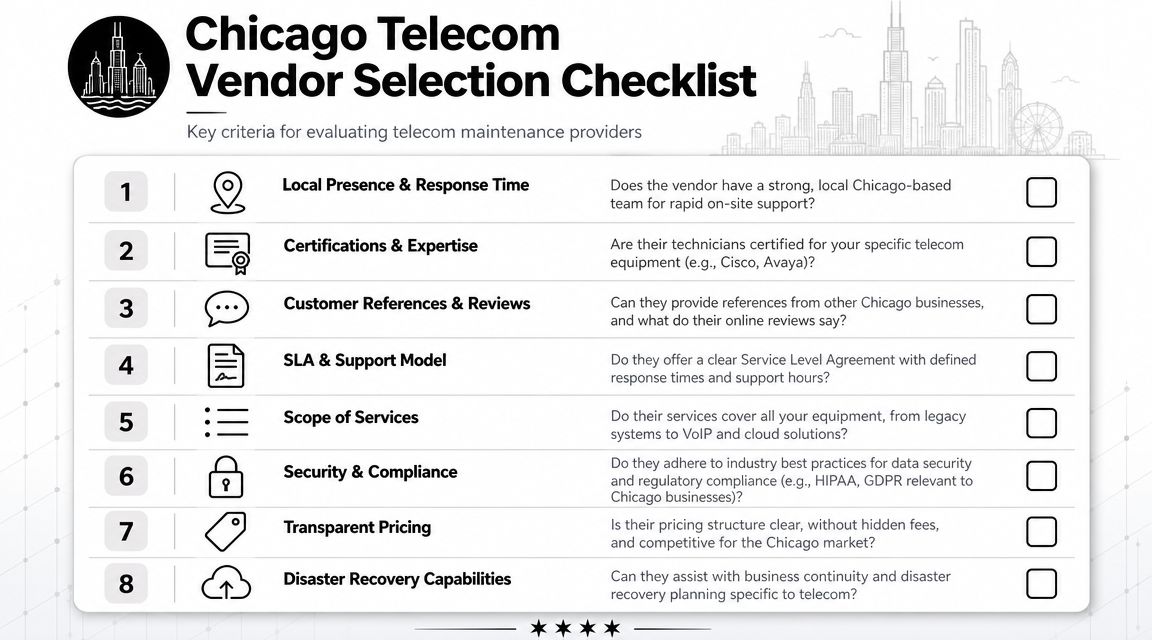 A Vendor Selection Checklist for Chicago Organizations